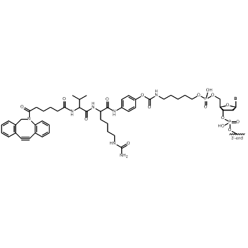 DBCO-Val-Cit-PAB 5'-Modifikation: 5'-DBCO-Val-Cit-PAB